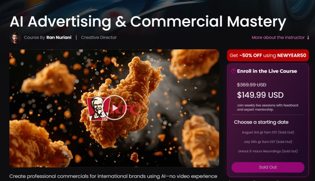 Ran Nuriani – AI Advertising & Commercial Mastery